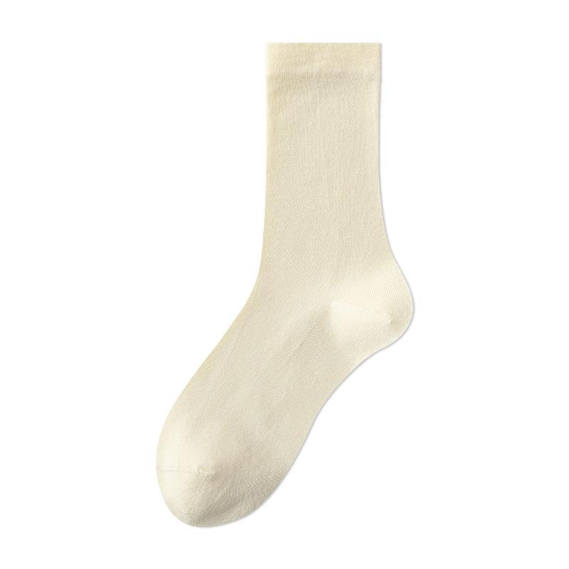 Silk Stockings for Girls, Mid-length Summer and Spring Style, Trendy Pile-up Style, Suitable for High School Girls with Long Stockings.