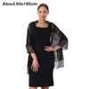 Solid Color Lace Shawl Hollow Tulle Shawl Wedding Accessories Fashion Scarf  Cosplay