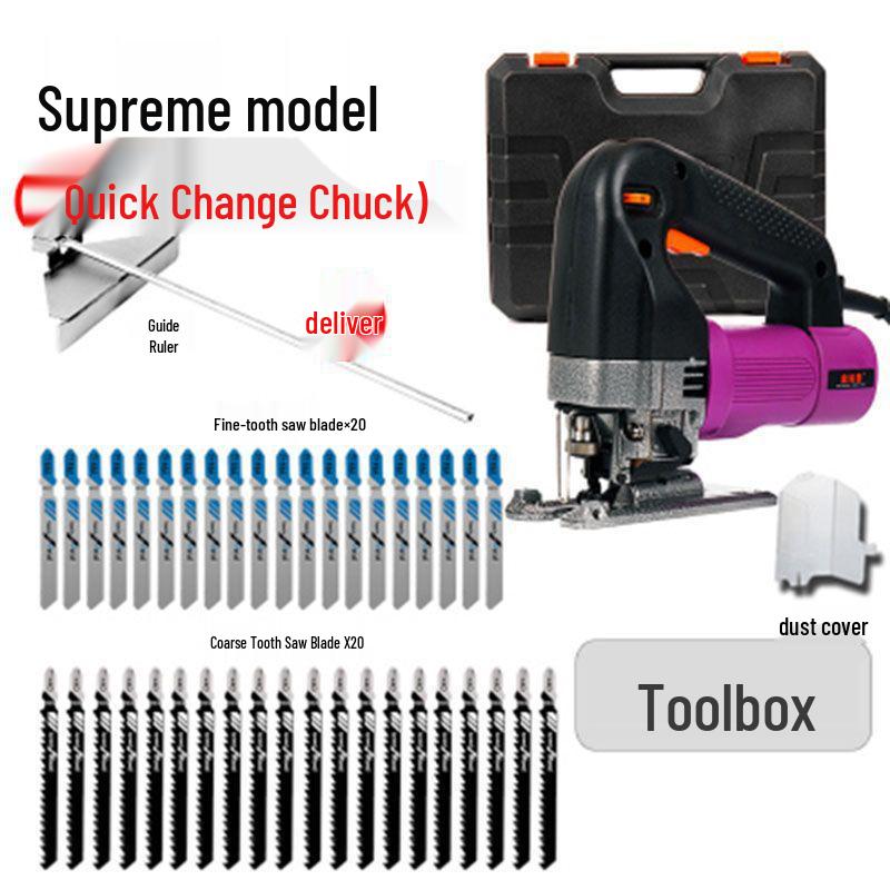Industrial-Grade Multifunctional Reciprocating Scroll Saw - Electric Woodworking Jigsaw