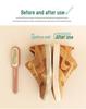Double-Sided Suede Shoe Brush & Rubber Eraser - Quickly Removes Stains, Soft Bristles Protect Shoes.