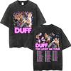 Hilary Duff The Lucky Me Tour Vintage Gewassen T-shirts Mode Yk Korte Mouw T-shirts Casual Los Katoenen T-shirt Unisex
