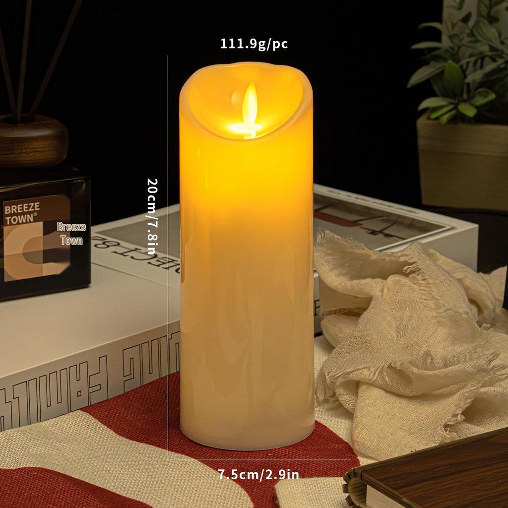 LED Simulated Candle: Perfect for Birthdays, Romantic Occasions, Weddings, and Theatrical Decorations.