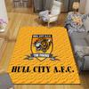 Hull City Art Flannel Printed Carpet, Home Sofa Decoration for Living Room & Bedroom, Non‑Slip Play Flannel Floor Mat for Game Room