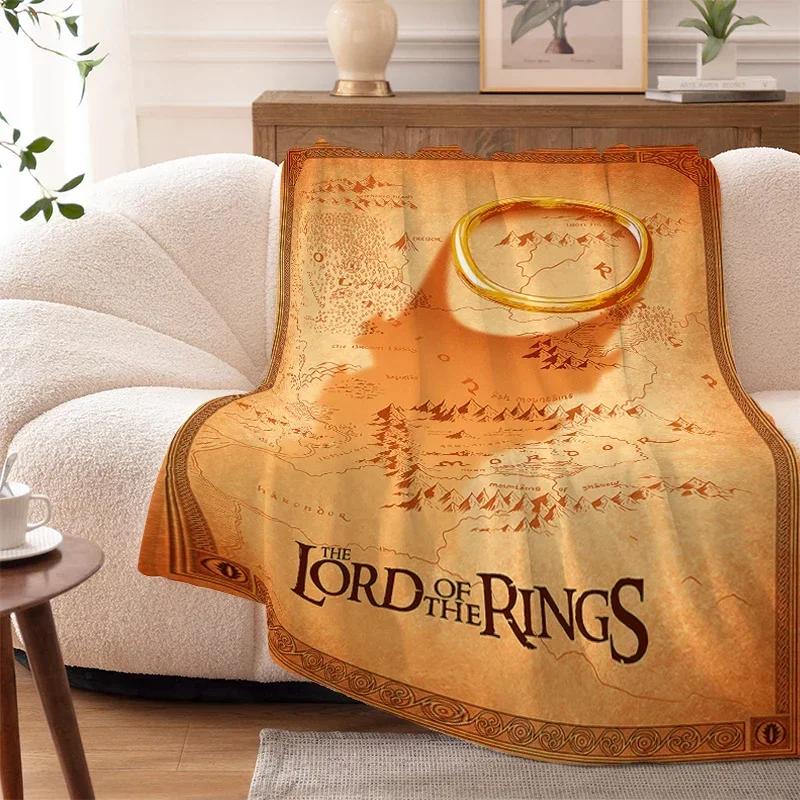Camping Blanket Sofa Winter King Size The L-Lord of The R-Rings Bed Fleece Custom Nap Fluffy Soft Blankets Microfiber Bedding