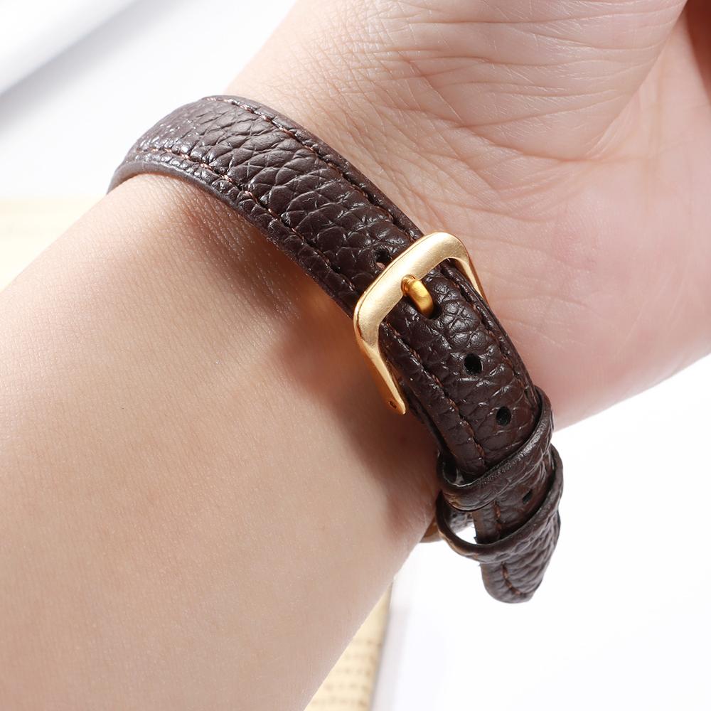 Litschi-Muster Universelles Uhrenarmband 12mm 14mm 16mm 18mm 20mm 22mm Ultradünnes Uhrenarmband für Herren Damen Hochwertiges Uhrenarmband