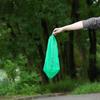 Nylon Green Fish Cage Foldable Thread Collapsible Fish Cage Lightweight Fishing Net Bag  Fishing