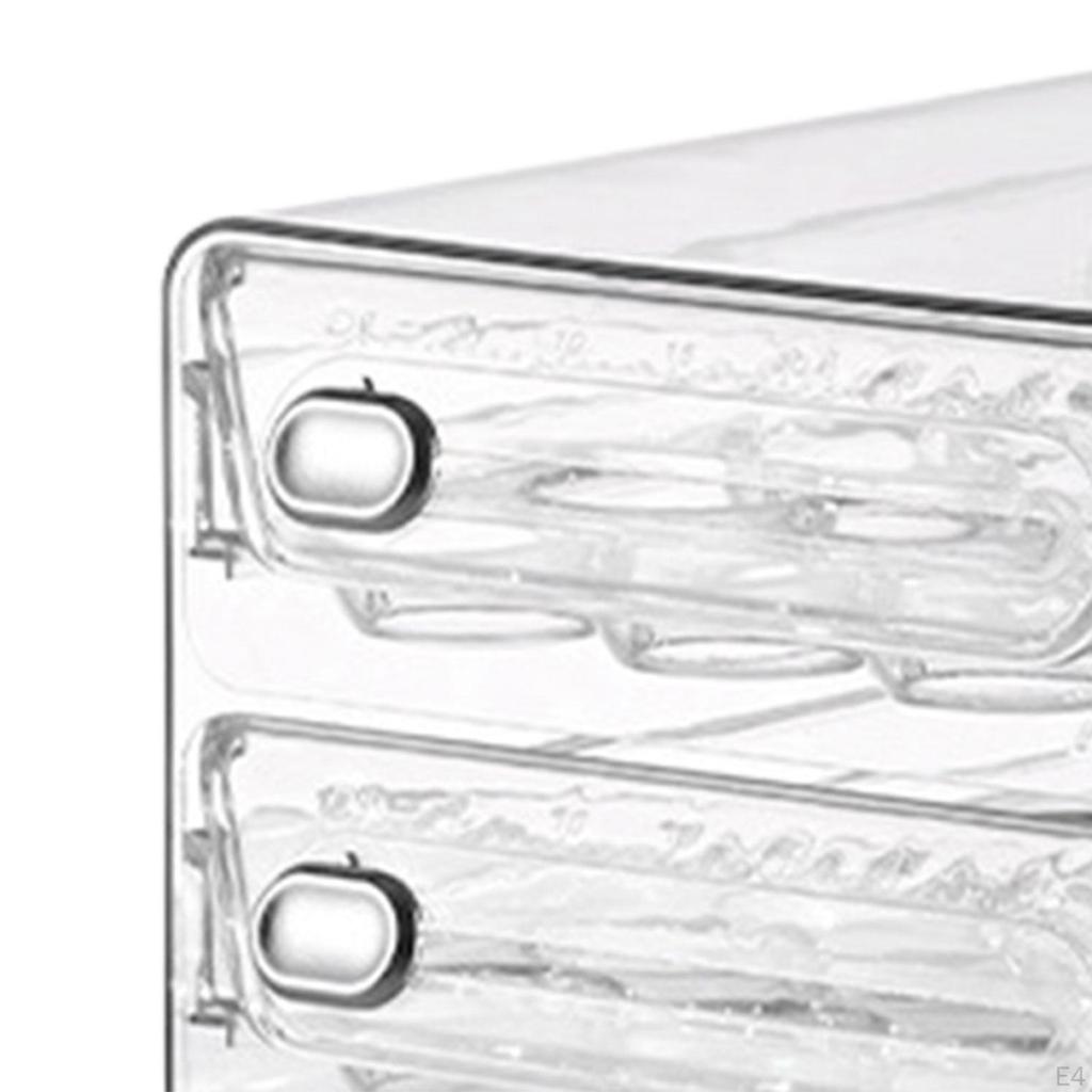 Layer Egg Storage Unit for Refrigerator, Stackable Container Eggs