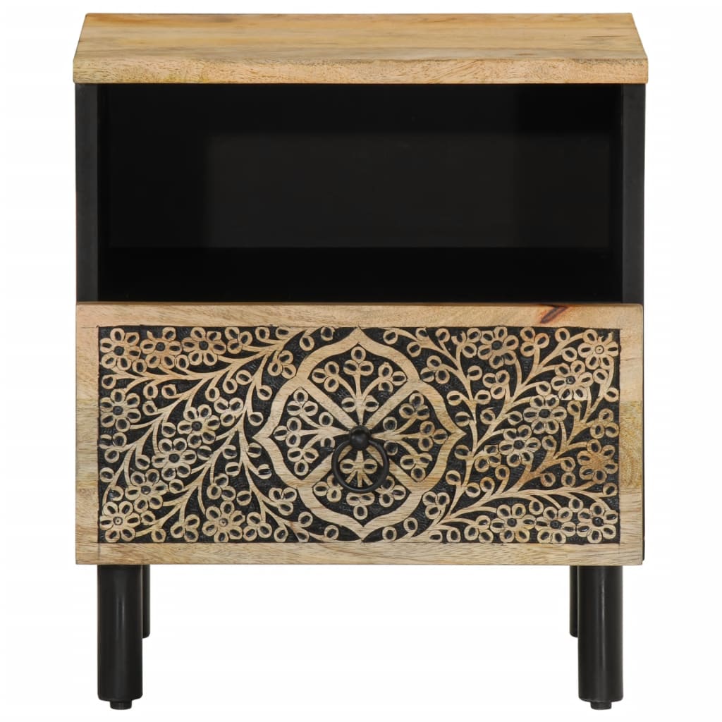 Nightstand 40 x 33 x 46 cm Solid Mango Wood