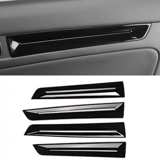 For Honda Civic  2025 Gloss Black Interior Door Panel Strip Cover Trim 4Pcs