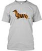 Dachshund Tiger Pattern T Shirt Made In the USA Size S To 5XL