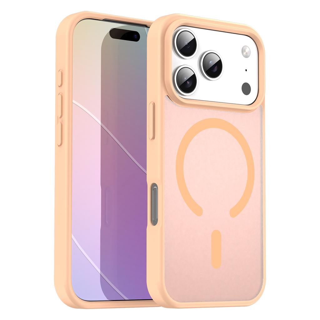 iPhone 17 Pro Magsafe Phone Case,Translucent Matte Shockproof Magnetic Phone Cover for iPhone 17 Pro