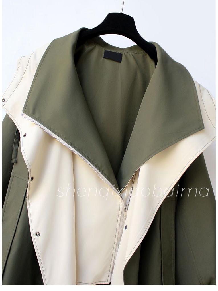 Korean Style Autumn Slimming Mid-Length Trench Coat - 2025 Casual Women's Fashion