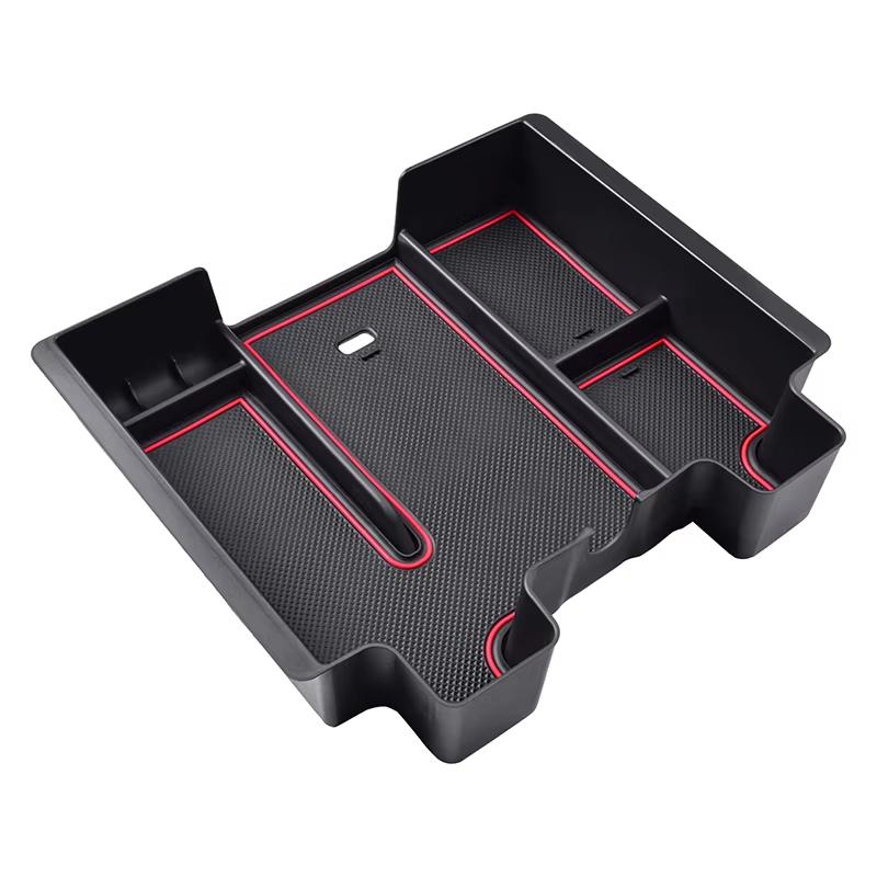 

Full Size Center Console Organizer for 2019-2025 Chevy Silverado/GMC Sierra 1500 2020-2025 2025 Silverado/Sierra 2500HD 3500HD червоний