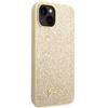 Guess Guhcp14Mhggshd iPhone 14 Plus/ 15 Plus 6.7 Złoty/Gold Twarde Etui Brokatowy Napis
