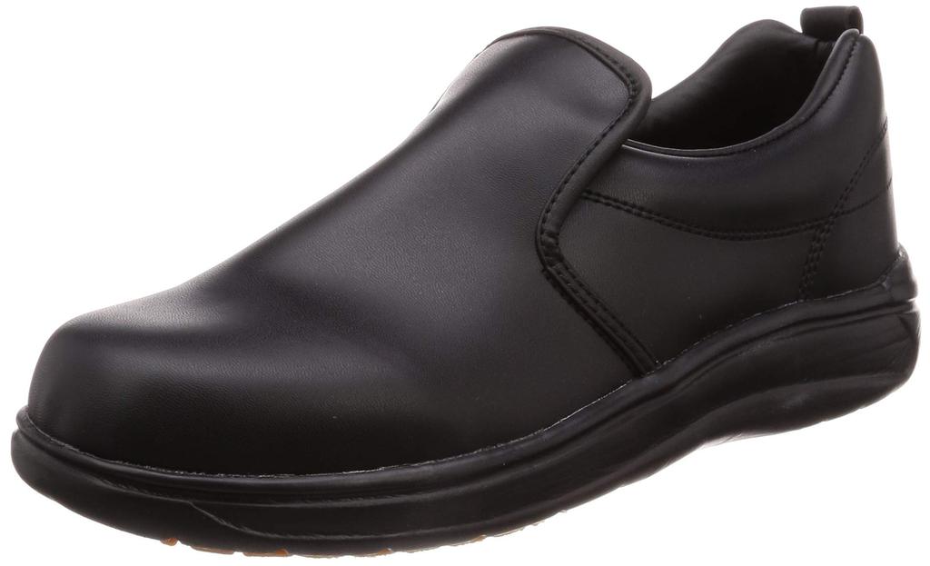 Moonstar Soft Work 200 Commercial Kitchen Work Black Size 3E Men's/Women's Shoes, R, 23.5 cm,