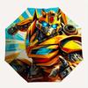 1pc Transformers Bumblebee Automatic Open Umbrella - 8-Rib Compact Foldable Design, Durable Fabric for Casual & Fashion Use, 073