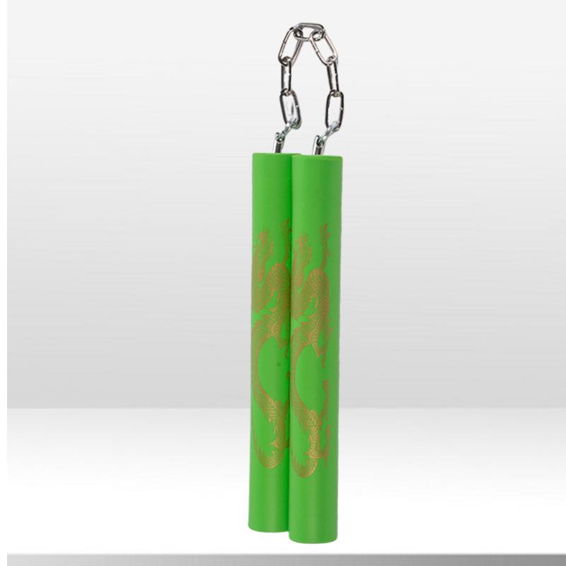 Nunchakus de Esponja de PVC para Principiantes - Palos de Práctica de Artes Marciales Taekwondo Multicolor