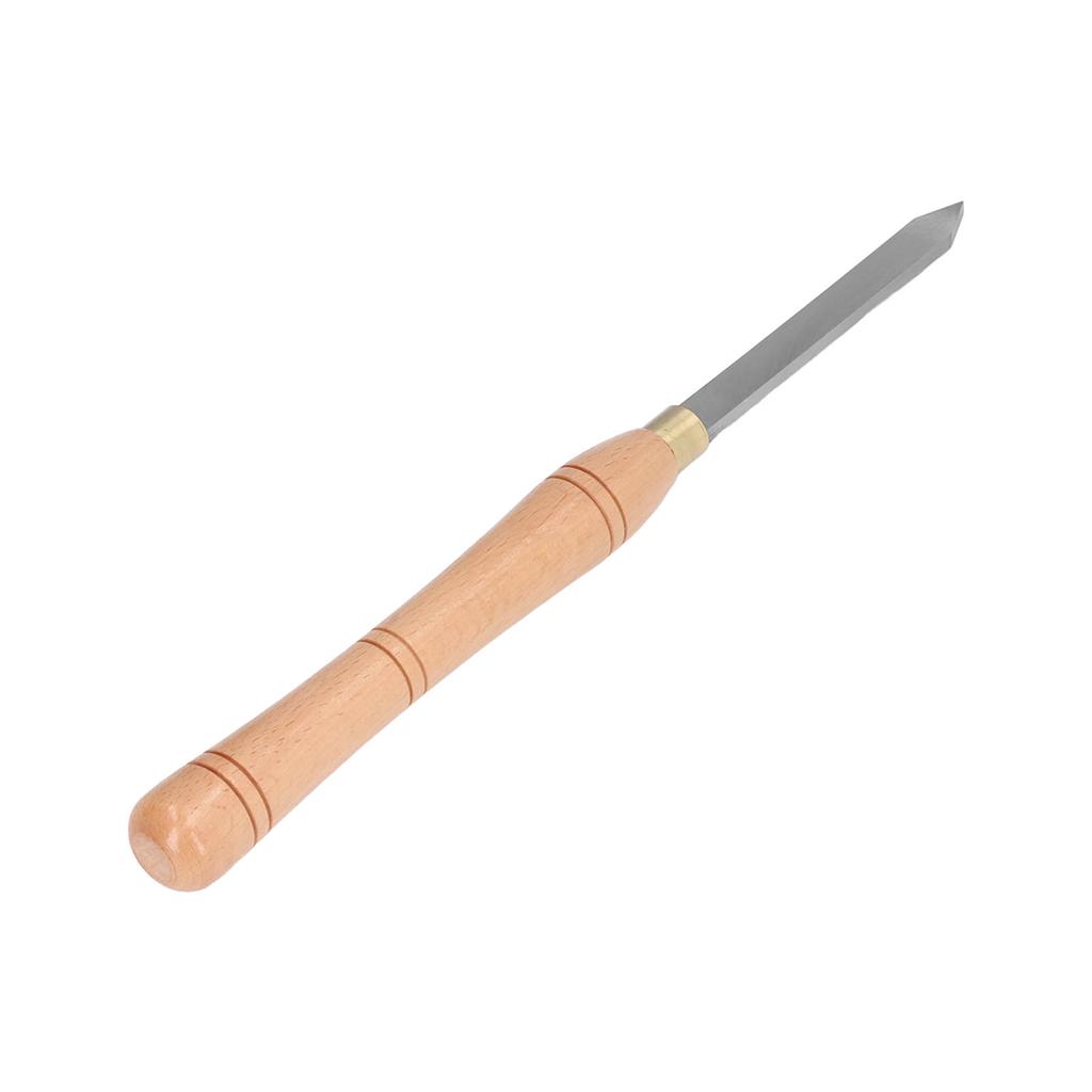 Drechselwerkzeug mit Holzgriff Schnellarbeitsstahl Dreieckiger Drechselmeißel für Holzbearbeitung