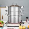Kangbakh 3-Layer 304 Stainless Steel Steamer Pot