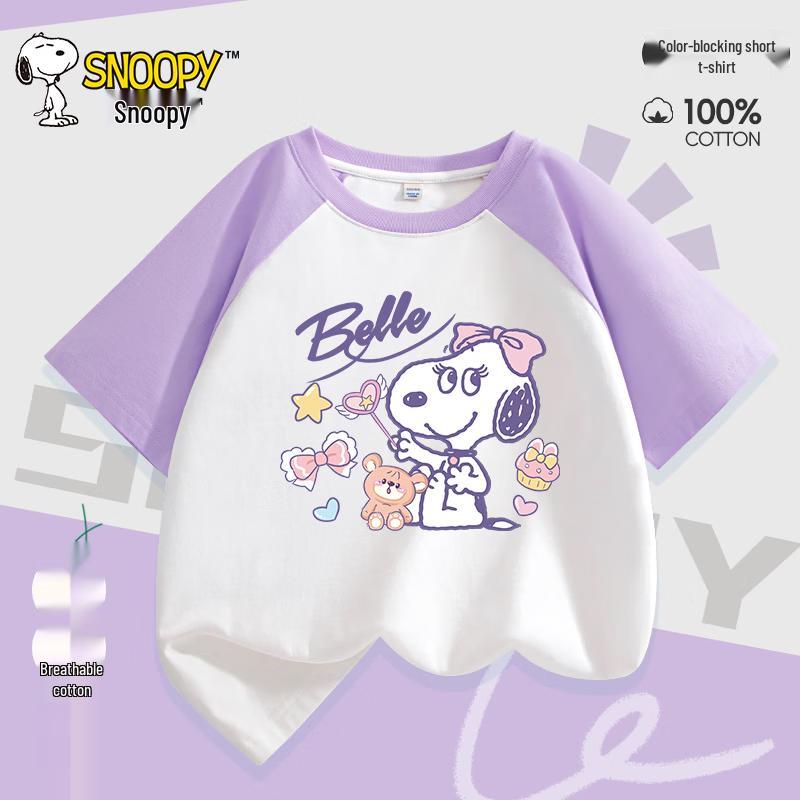 Snoopy Girls  Casual Summer T-Shirt 150