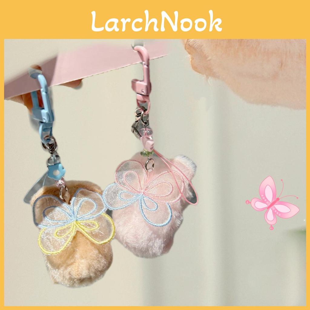 Bear Garden Plush Butterfly Keychain With Cute Hanging Loop For Kids And Collectors