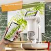ABKP-Mini Portable 1600X Handheld Microscope 2-Inch Screen Children' S Magnifier Lens Electron Microscope Supports Photo Storage