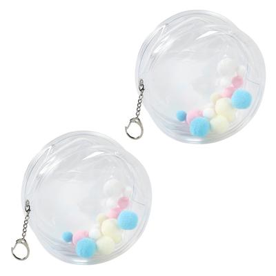 [Queen-b] Oshikatsu Plush Pouch Set of 2, 14cm, Clear Case Bag, Plush Pouch, Perfect for Outings, Dolls, and Favorite Goods, Ita Bag Storage,