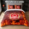 Nottingham Forest Fußball Design Bett Bettwäsche Set 1 Bettbezug + 2 Kissenbezüge Weich Atmungsaktiv Haushalt Bettwäsche