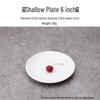 Qianxing Witte Melamine Ronde Dinerborden