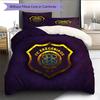 FC Erzgebirge Aue Pattern Bedding Quilt Set Home Decoration Gift (1 * Duvet Cover + 2 * Pillowcase Without Core)