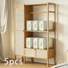 5er Set Transparente Mesh-Kleider-Organizer-Taschen mit großem Fassungsvermögen, Staubdichtes Design, Umzugstaschen, Ideal zur Aufbewahrung von Bettwäsche, Steppdecken