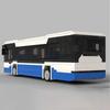 Bouwsteen MOC-178226 Laagvloerbus Langeafstandsbus Constructie Splicing 615 STuks Verjaardagscadeaus voor Kinderen Kerstspeelgoed
