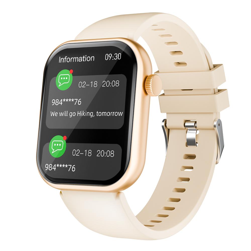 

1.83“ Sports Smart Watch Men Women Call Answer Information Heart rate Blood oxygen Step for iphone Android Fitness Tracker Watch жёлтый