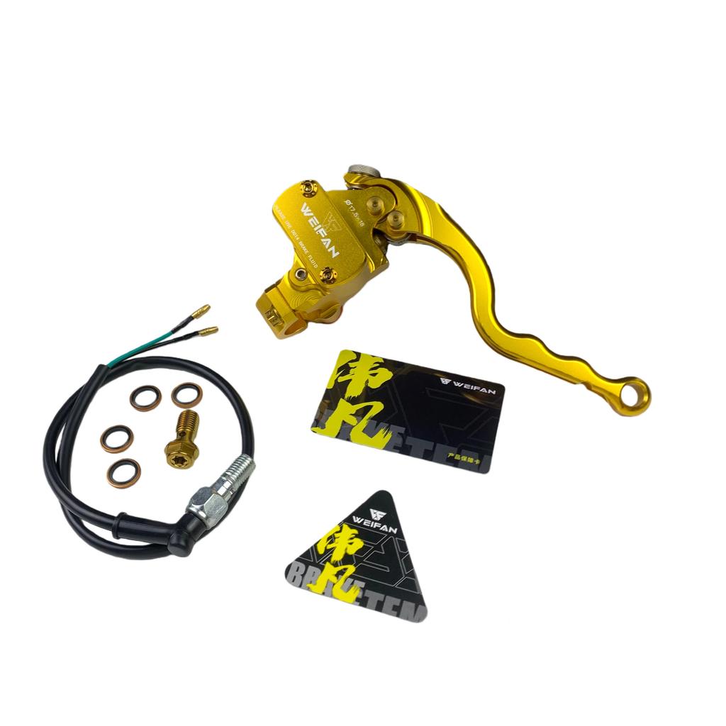 17.5mm Motorcycle Brake Master Cylinder 22mm Radial Pump Hydraulic Lever Set CNC for Honda Yamaha Kawasaki