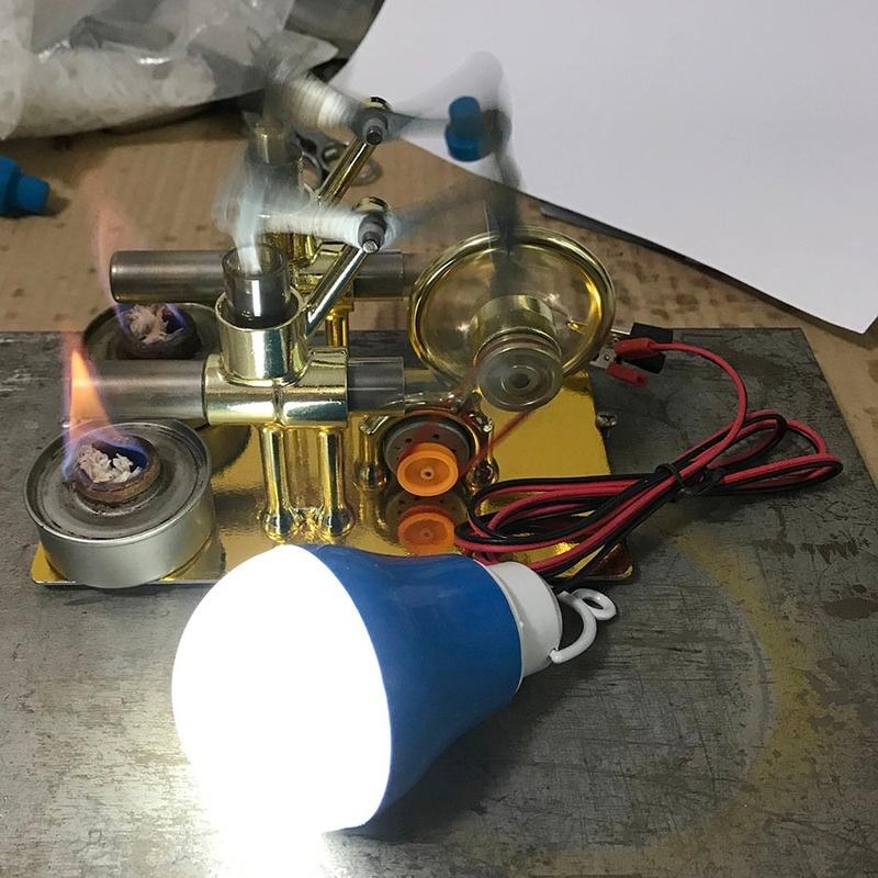 Stirling Engine Balance Engine Motor Model Heat Steam Education Diy Model Craft Discovery Alternator School Supplies Accessories