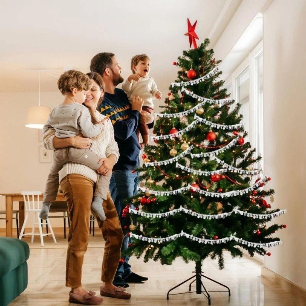 Acrylic Crystal Bead Garland Iridescent Christmas Decorations New Crystal Bead String