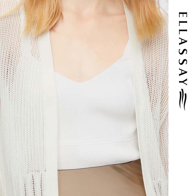 ELLASSAY Women's Elegant V-Neck Knit Top
