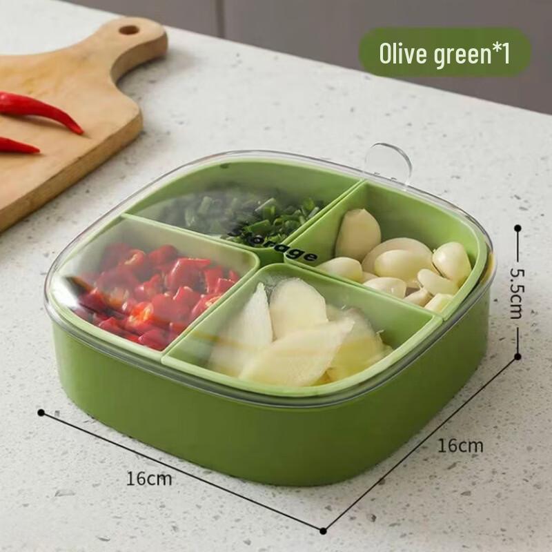 ZISIZ Refrigerator Food Storage Container with Lid