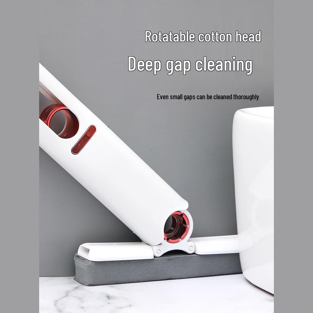 Compact Absorbent Sponge Mop: Handheld, Hands-Free, Multi-Purpose Cleaner for Desktops, Bathrooms, Tables, and More.