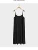 Women's Modal Sleeveless Vest Skirt: Spring/Summer Casual Dress with Inner Petticoat