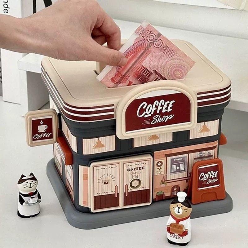 2025 Snake-Year Piggy Bank: Large Capacity Coin Box for Kids