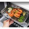 304 Stainless Steel Baking Tray Plate Bbq Tray With Removable Cooling Rack Set Baking cake Pan Sheet Non Toxic Oven Dishwasher