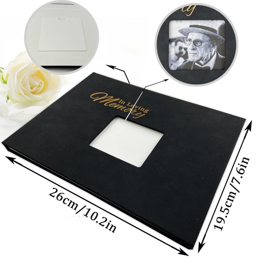Libro de Firmas para Invitados al Funeral Firma Libro de Registro de Asistentes al Funeral Libro de Mensajes para la Recepción Celebración de la Vida Aniversario Servicio Conmemorativo Cariñoso