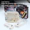 Bluetooth 5.3 TWS Headset With Colorful LED Light Supra-Aural Ear Hanging Earphone Wireless Sport Gaming Headphones