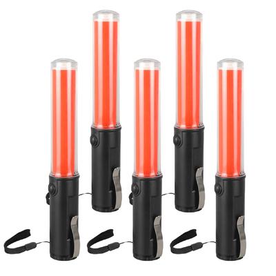 Guia de Saída LED e Branco para Tráfego e Construção Noturna de Luzes, Varinhas, Comutação de 3 Níveis, Vermelho, Intermitente, Luzes, Segurança, Orientação,