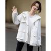 Demana Women's Autumn Hooded Loose Fit Jacket