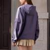adidas Originals Unisex Dark Purple Woven Windproof Hooded Jacket KV8847