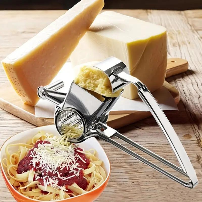 5 In 1 Edelstahl Käsehobel Reibe 4 Manuelle Dreh-Käsereibe Multifunktionale Reibe Butter Schneider Küchenhelfer