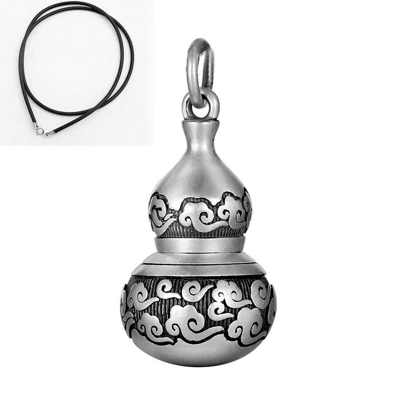 Gourd pendant Men's and women's retro jewelry Xiangyun hollow can be opened necklace pendant