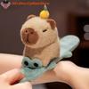 Kreatives Lustiges Tier Klatsch Schnapp Wickel Armband Niedliche Cartoon Capybara Hund Katze Plüsch Handring Armband Geburtstagsgeschenk